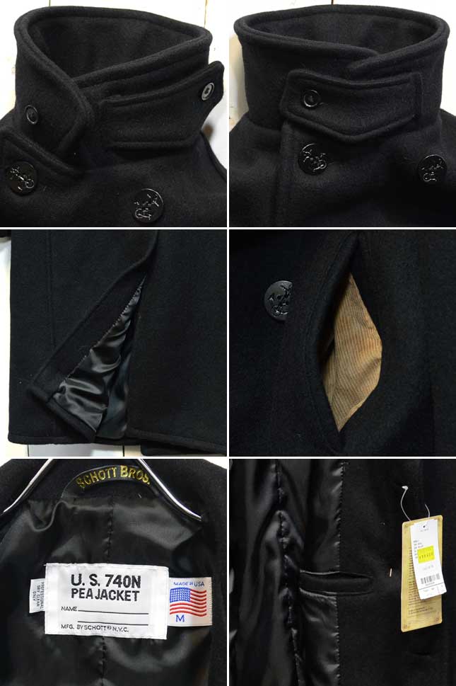 Schott(ショット)MADE in USA・714US「32ozメルトン」ロング