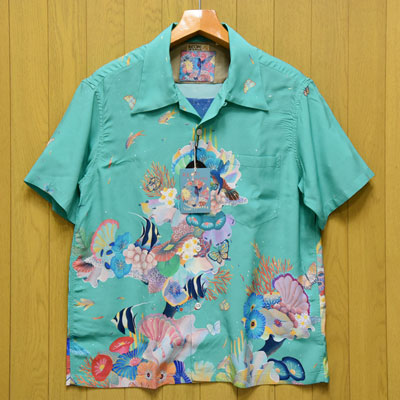 SUNSURF】KEONI OF HAWAII 『CORAL GARDEN』 by 山田 結美・レーヨン