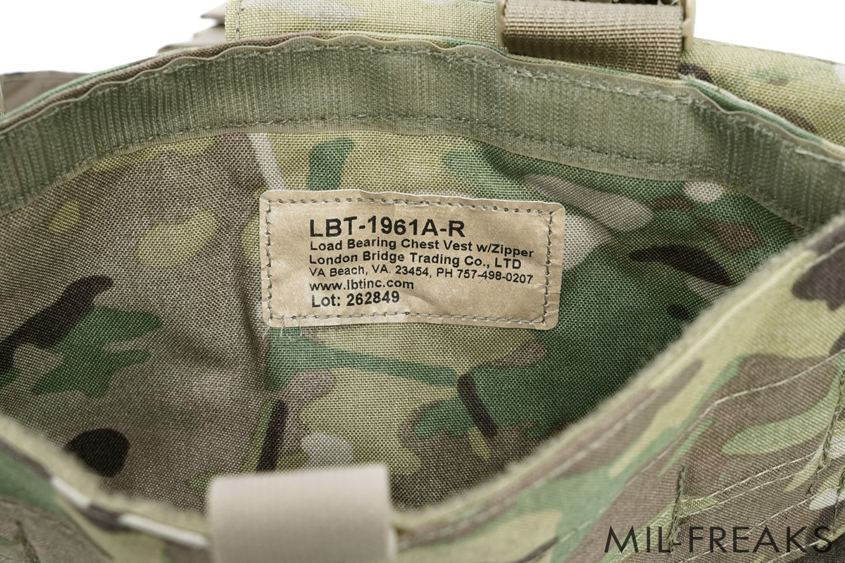 LBT LBT-1961 A-R フロントジップ ロードベアリング チェストリグ