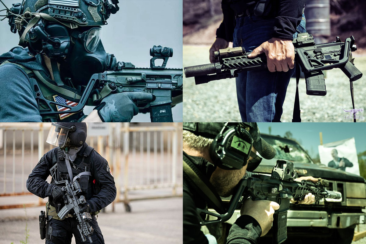 SIG SAUER MCX / MPX フォールディング VISORストック ブラック