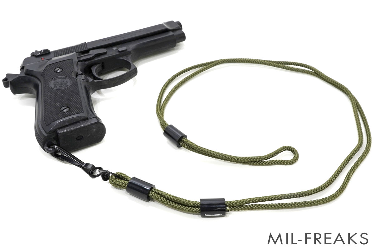 米軍実物 個人携行装備コード ピストルランヤード オリーブドラブ