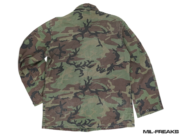 一点物] 米軍実物 BDU フィールドジャケット 陸軍 第82空挺師団 ウッド