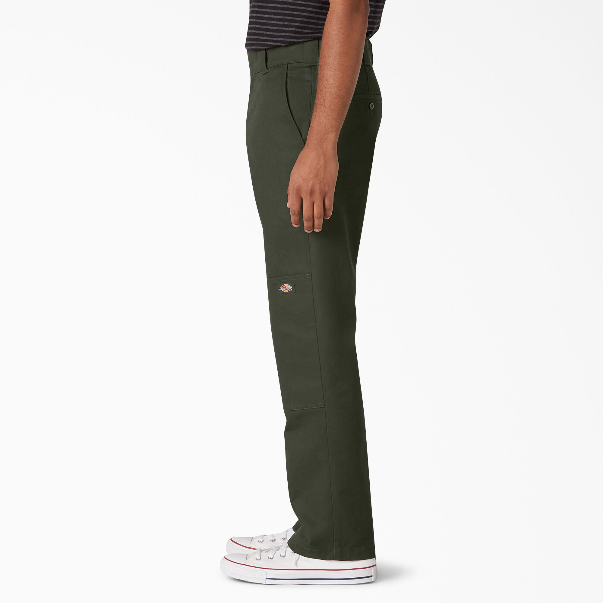 Dickies Slim Straight Fit Double Knee Pant (Olive Green) – Milo