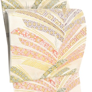 なーみ美品⭐️「南国花織」リバーシブル正絹洒落袋帯 全通柄 2026年