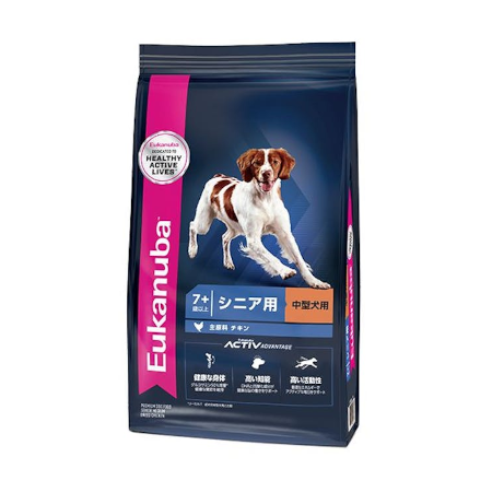ユーカヌバ ミディアム シニア（シニア用 中型犬用 7歳以上） 【送料