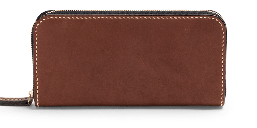 長財布/Round zip wallet 01（栃木レザー） | WALLET | ITEM | minca