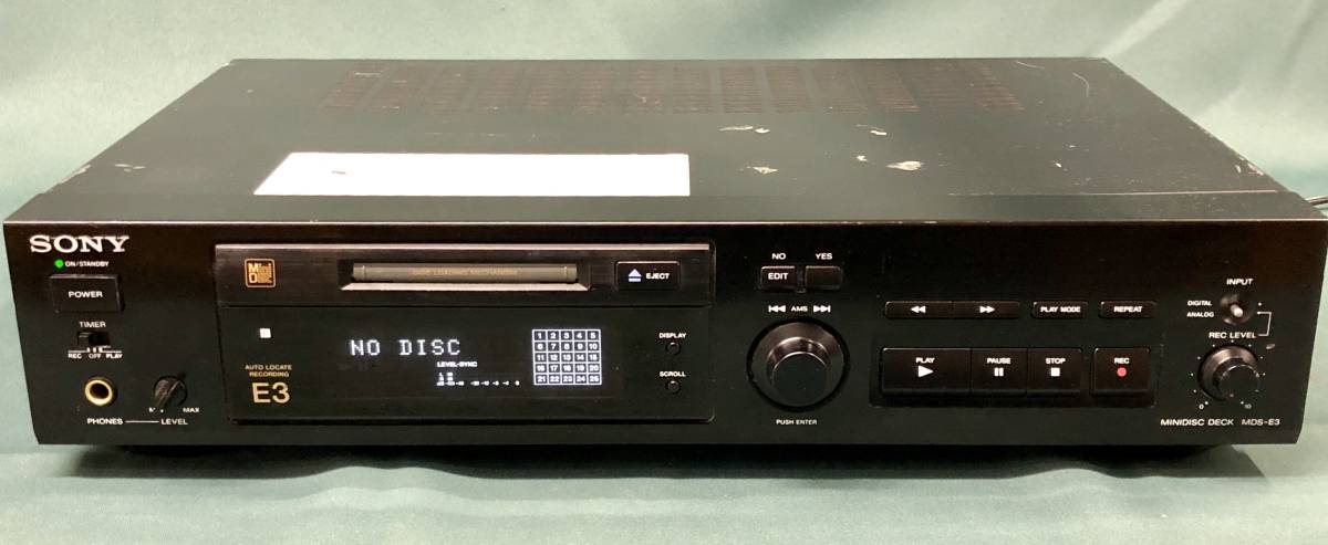 Sony MDS-E3 [MiniDisc Wiki]