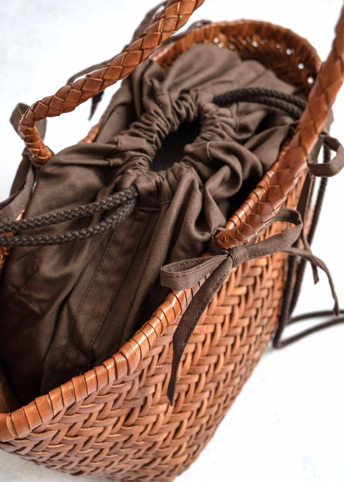 Dragon Diffusion Triple Jump 6 Lines Small Tote, Dark Brown – Minzuu