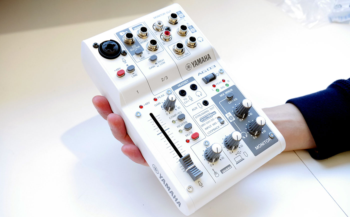 ヤマハがライブストリーミングミキサーAG03MK2をはじめ、USBマイクなど