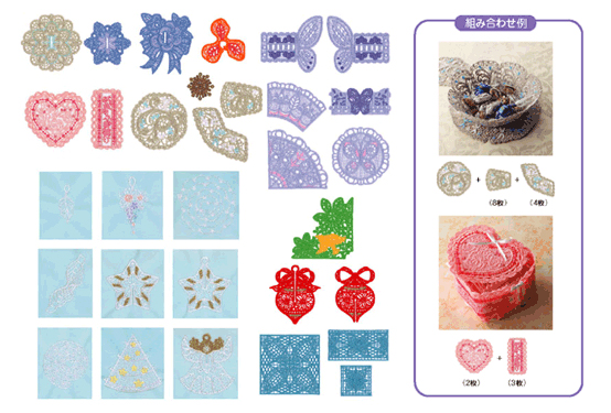 ブラザー 刺しゅうカード コンビネーションレース 商品詳細│ミシン一