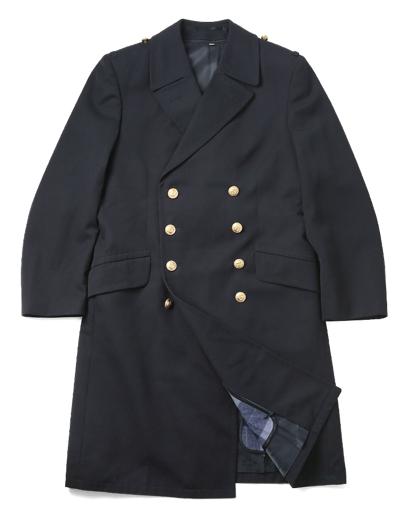 ドイツ海軍 ロングオーバーコート ネイビー ミリタリーファッション