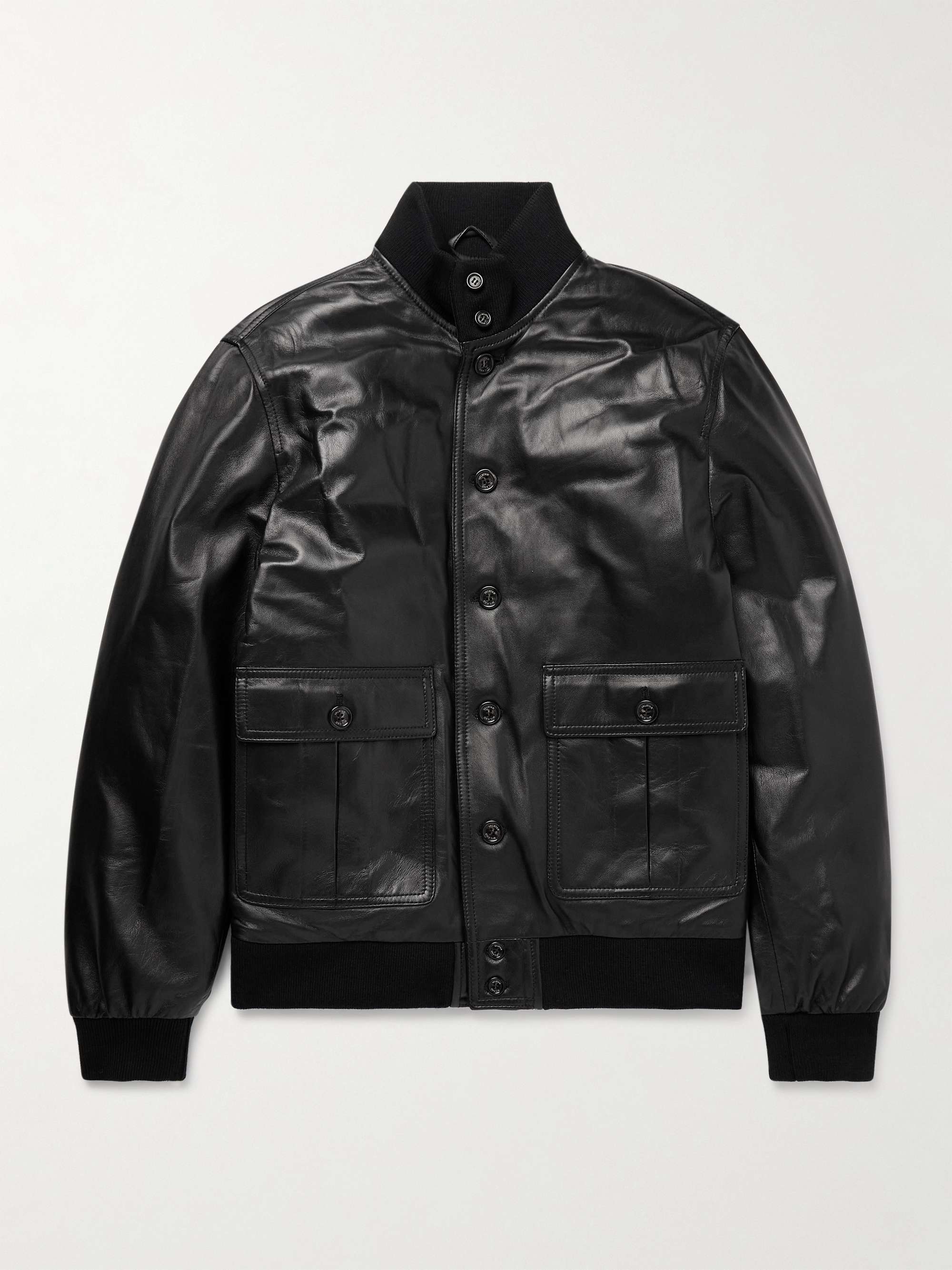 VALENTINO GARAVANI Toile Iconograph Logo-Jacquard Shell Bomber