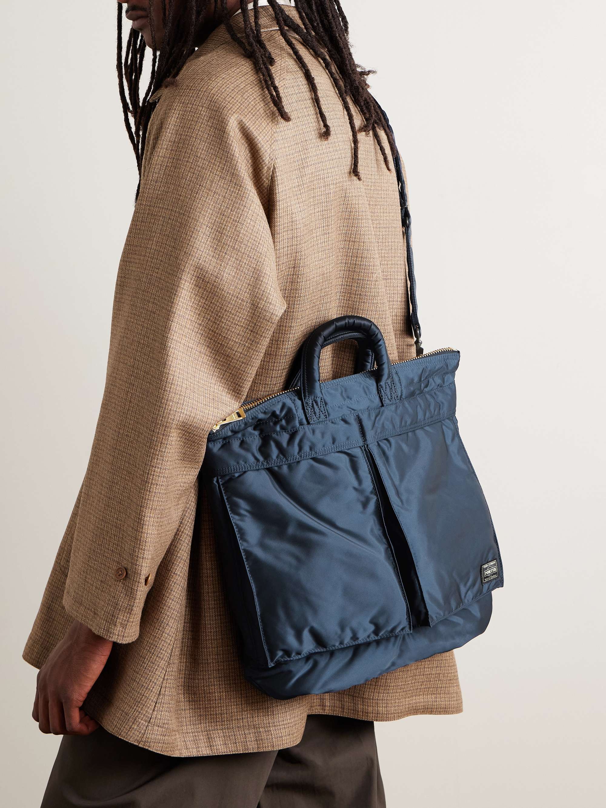 PORTER-YOSHIDA & CO Tanker Helmet Nylon-Twill Tote Bag for Men