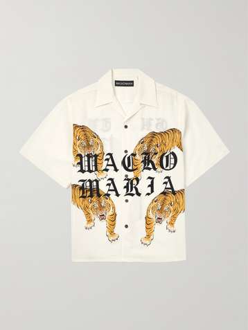 WACKO MARIA 25aw TIGER OPEN COLLAR SHIRT Wacko Maria for Men | MR