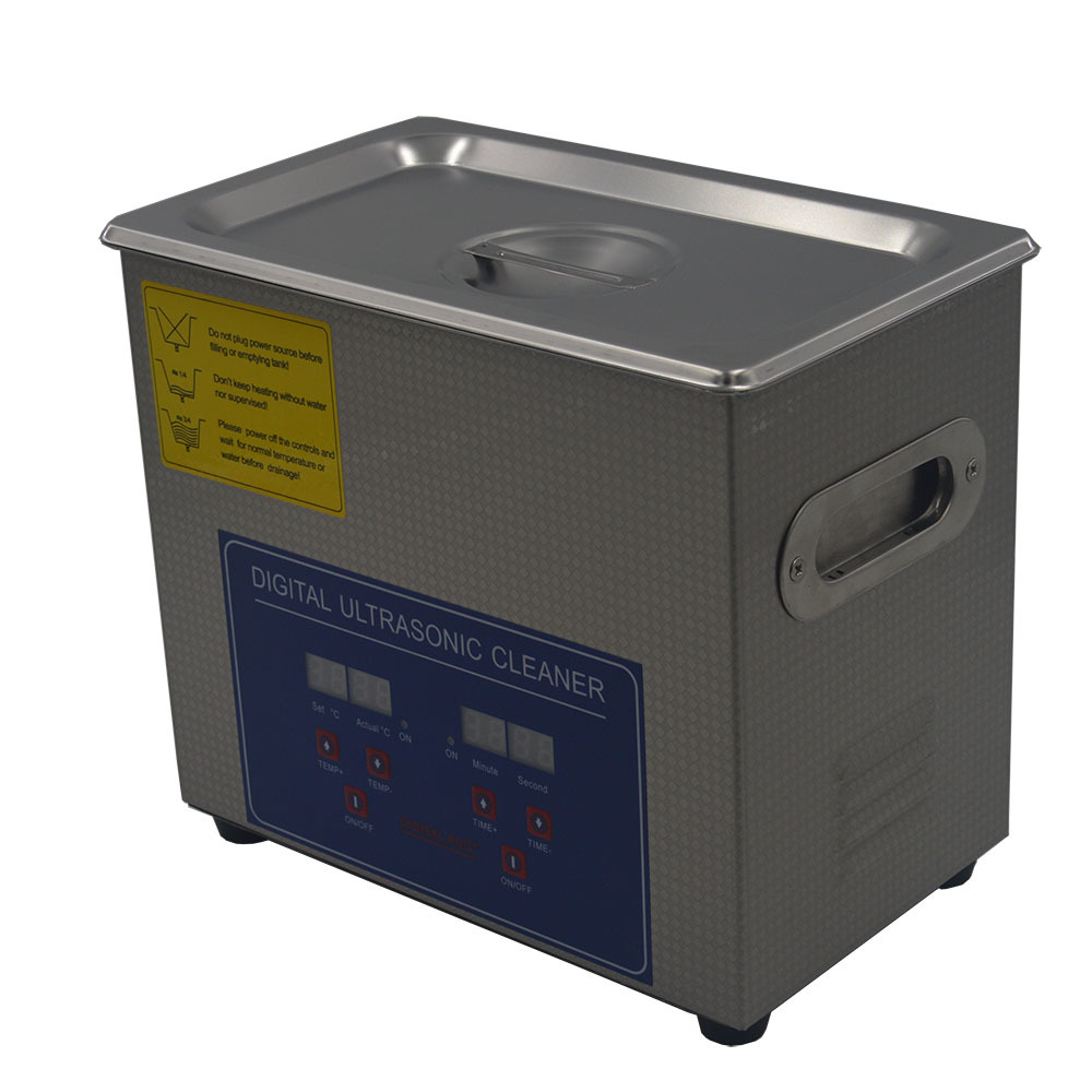 デジタル式 3L/40kHz 超音波洗浄機】 タイマー/ヒーター/小型洗浄器