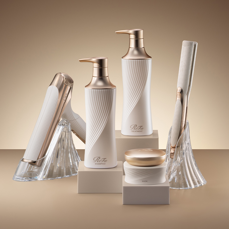 バスルームのコーディネートに、もっと華やかさを。ReFa BEAUTECH HAIR
