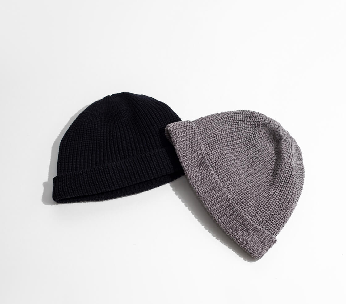 HIGHER ハイヤー コットンニット ワッチキャップ ニット帽 ビーニー