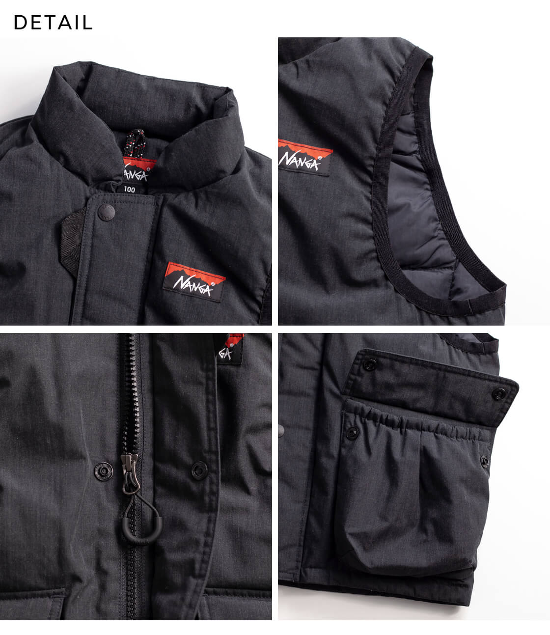 NANGA ナンガ HINOC ヒノック キッズ ダウンベスト 子供服 アウトドア