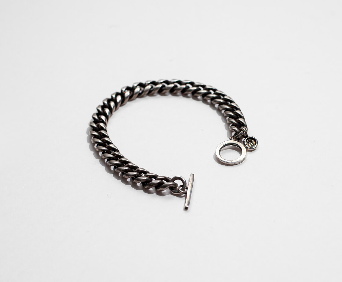 ESPERANTO エスペラント シルバー925 チェーンブレスレット 太め 日本