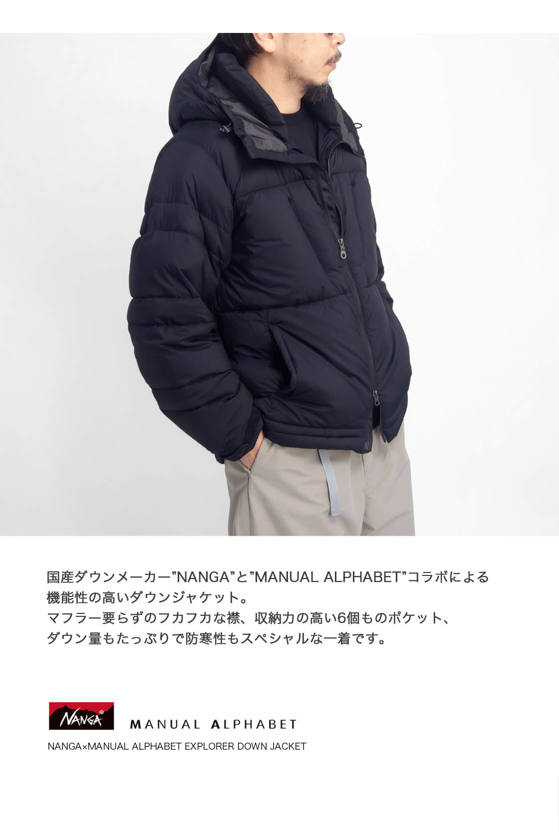 MANUAL ALPHABET NANGA マニュアルアルファベット ナンガ