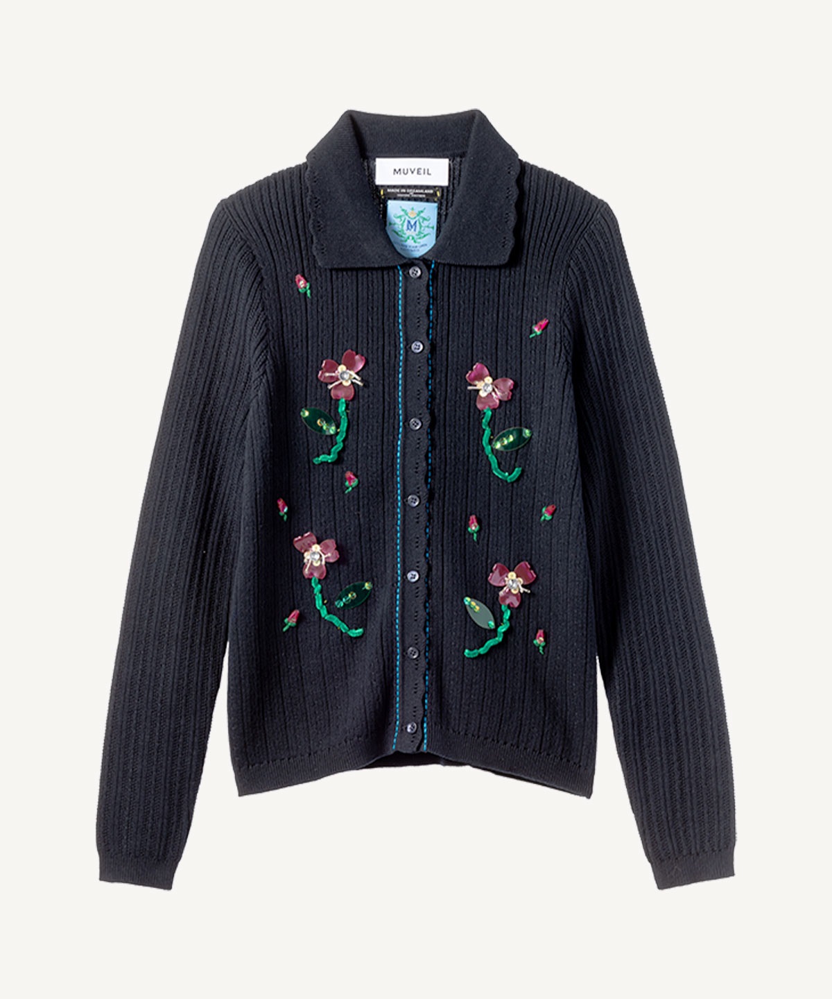 ミュベール muveil 最終値下げ！MUVEILぺんぎんカーディガン ペンギン