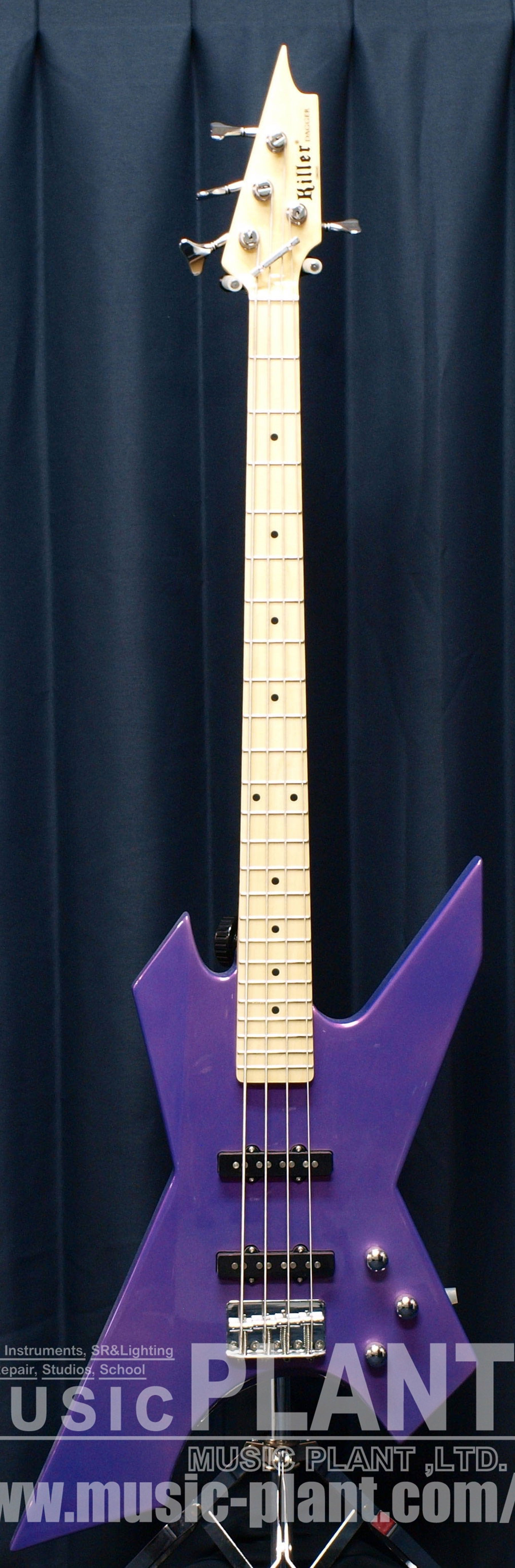 Killer Daggerシリーズ エレキベースKB-DAGGER JJ Sparkling purple