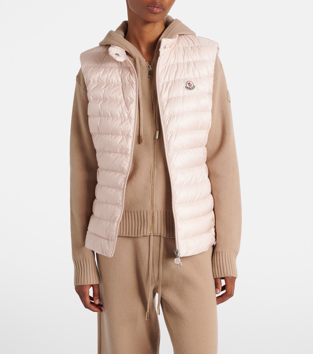 Igens down vest in pink - Moncler | Mytheresa