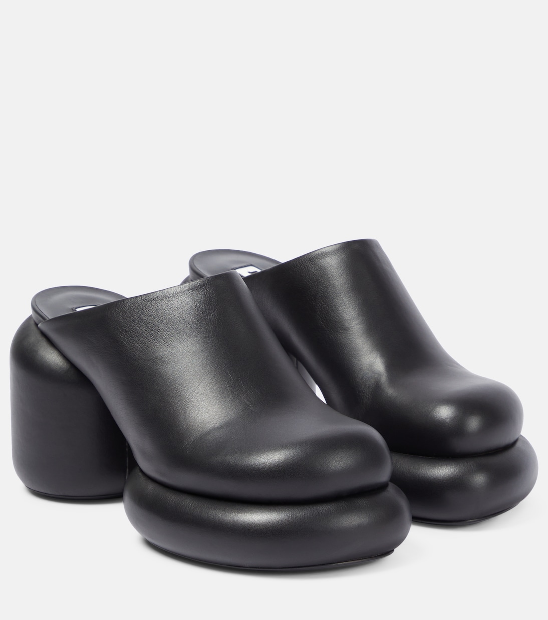 Leather mules in black - Jil Sander | Mytheresa