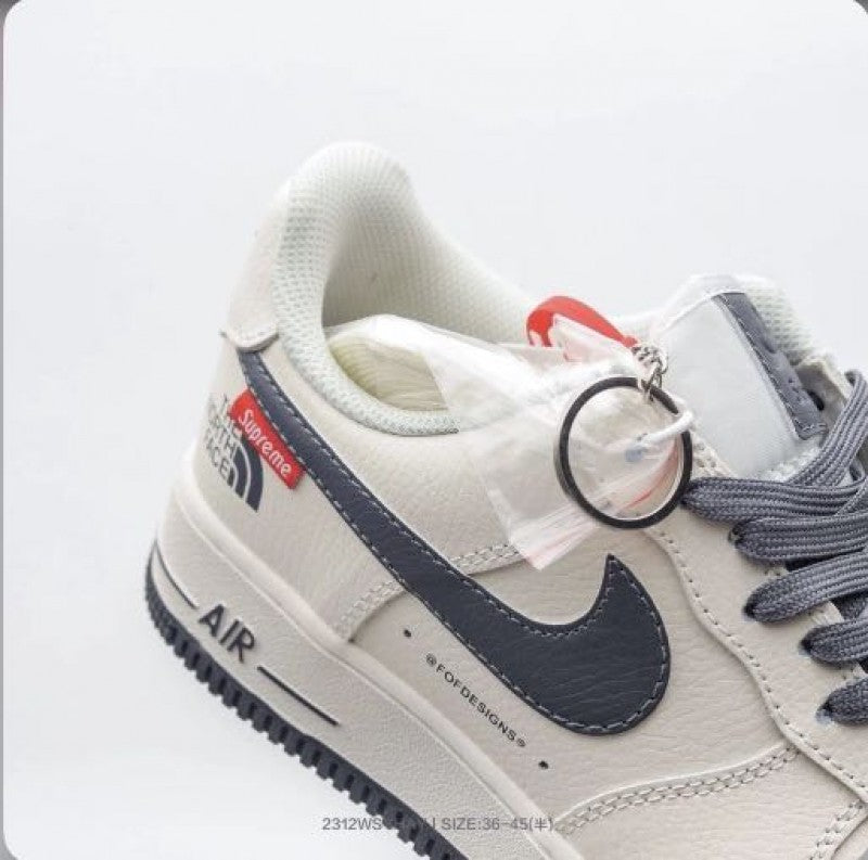 Nik e Airforce 1 Low X Supreme X The North Face