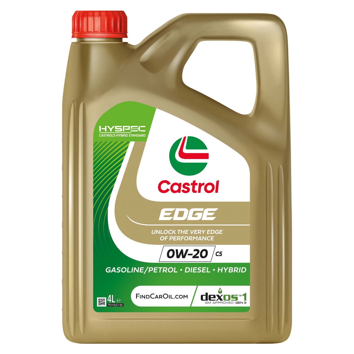 Castrol EDGE 0W-20 C5 Engine Oil 4L: High Performance