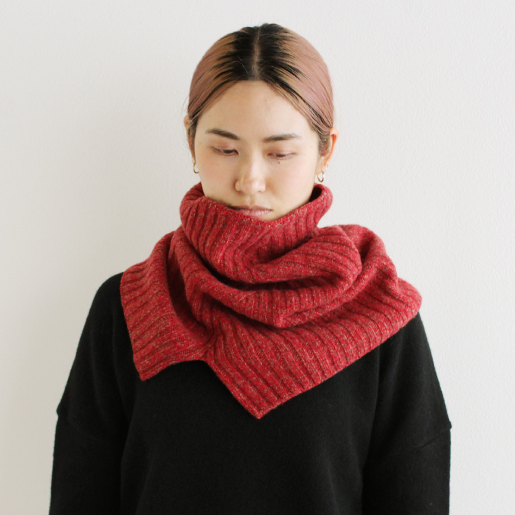 nofl】カラー杢リブネックウォーマー 644002760 | ナチュラル服通販