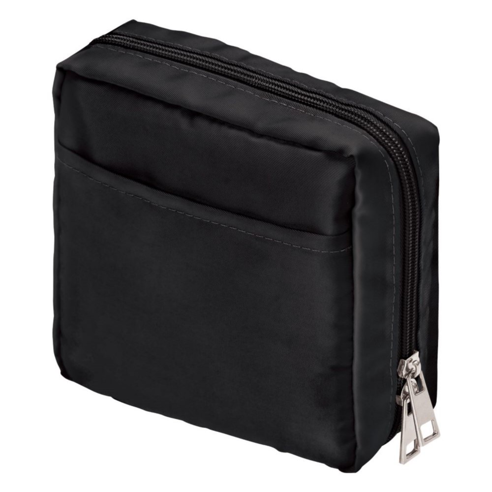 ナイロンスクエアポーチ(ブラック)｜ノベルティストア