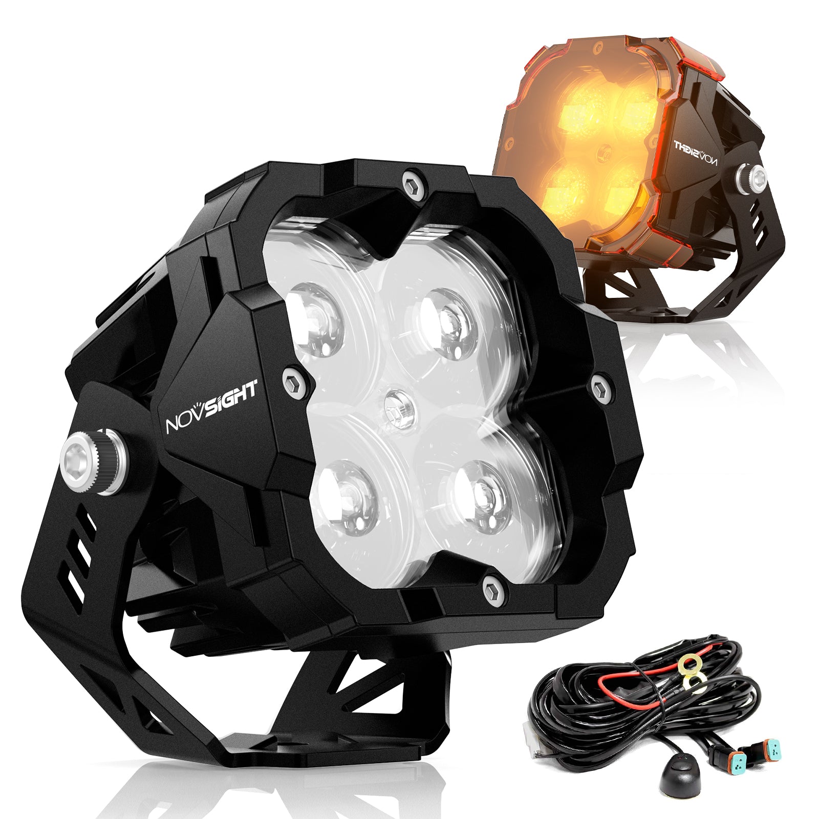 3 Inch LED Pod Driving Fog Flood Spot Ditch Light Off-Road Cube