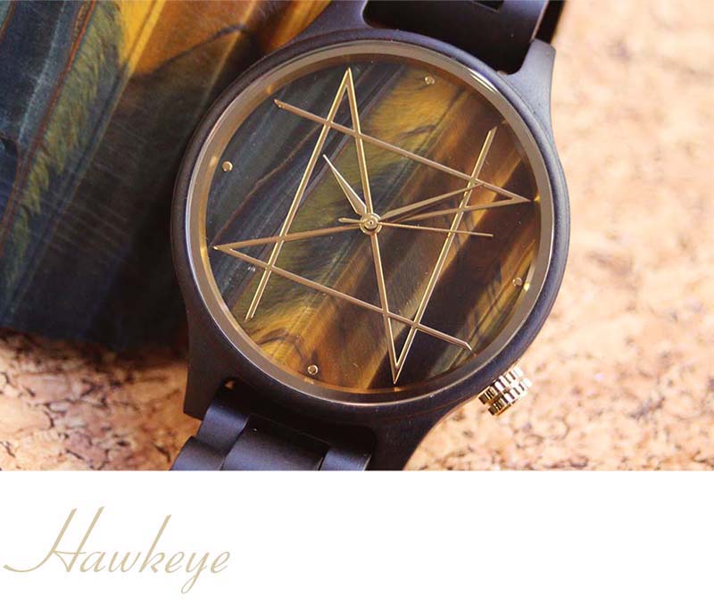 新作商品紹介 天然石×天然木 唯一無二の美しい模様の腕時計「NOZ」