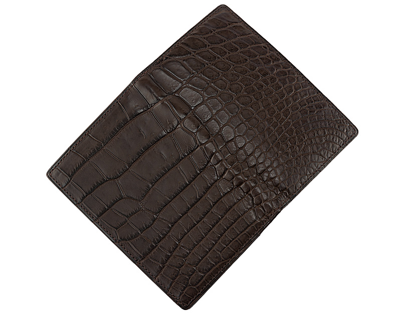 CYPRIS COLLECTION】名刺入れ(通しマチ)□マットクロコダイル