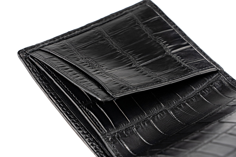 CYPRIS COLLECTION マットクロコダイル 二つ折り財布 CYPRIS