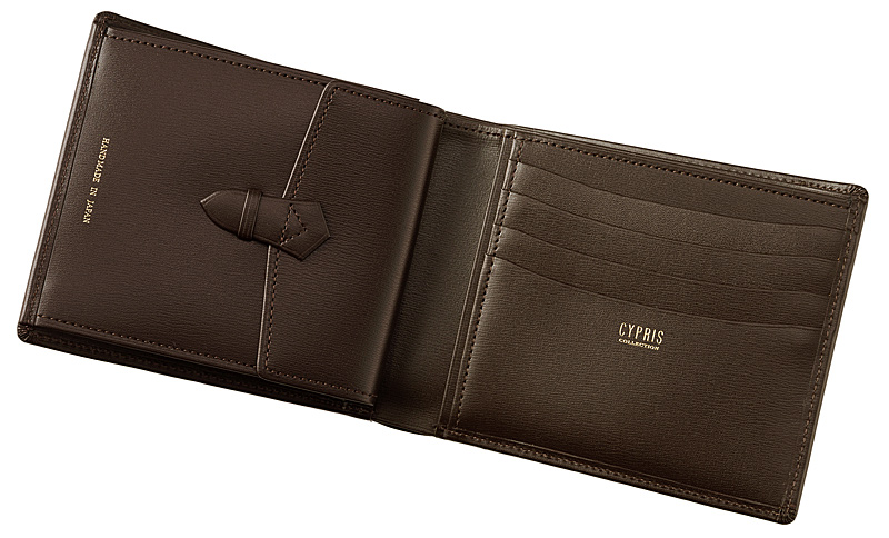 CYPRIS COLLECTION】二つ折り財布(小銭入れ付き札入・テングタイプ
