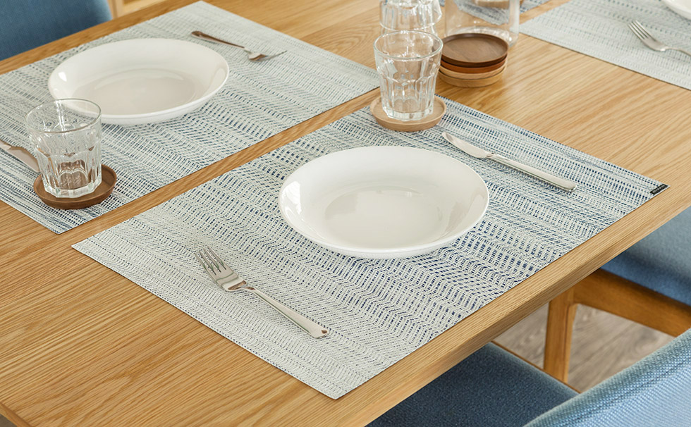 北欧的な感性を備えつつ、温かみと共に洗練された [Chilewich Wave