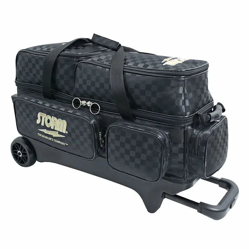 SB161-DF 3ボールツアーキャリーバッグ（ブラック/ブラック