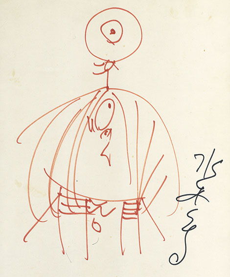 水木しげる色紙額「ゲゲゲの鬼太郎」 | Natsume Books