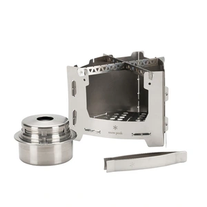 キャンプ＆フィッシングの付録:スノーピーク 火焔ストーブサカン！炎が