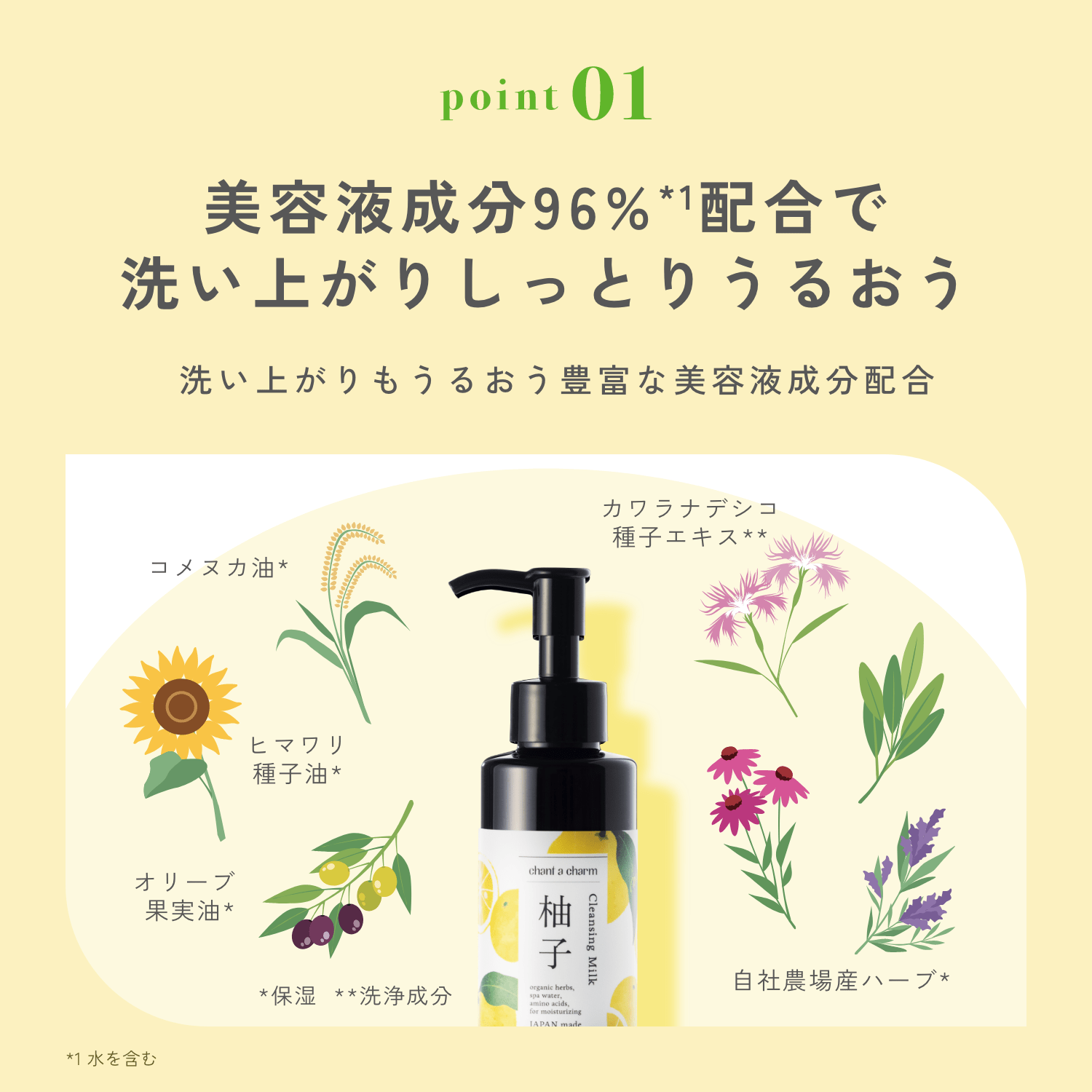 完売】チャントアチャーム クレンジングミルク ゆず: chantacharm