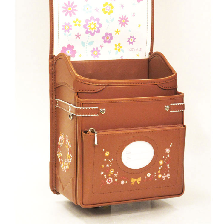 キッズアミ 軽量13.5cmマチ ラビットワイド (キャメル) 12002 - キッズ