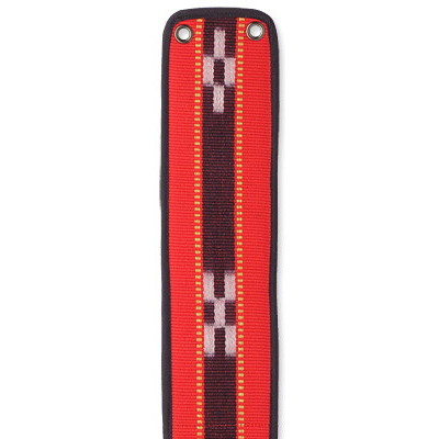 ティーガーミンサー織り・赤｜ミンサー織り・赤のティーガーです｜三線