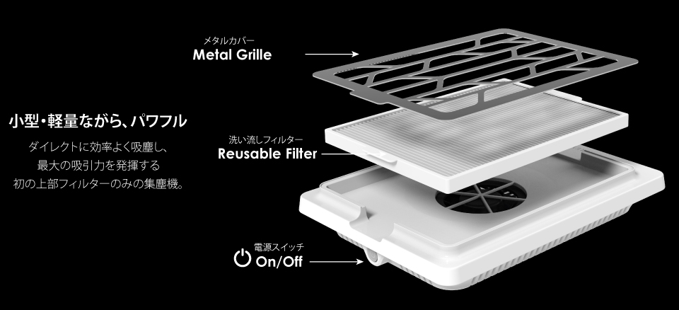 SHAREYDVA シンプルサイクロン集塵機 SLONE｜Nail ティーエーティー