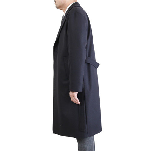 Hevo イーヴォ [秋冬] ウールナイロン シングルベルテッドコート