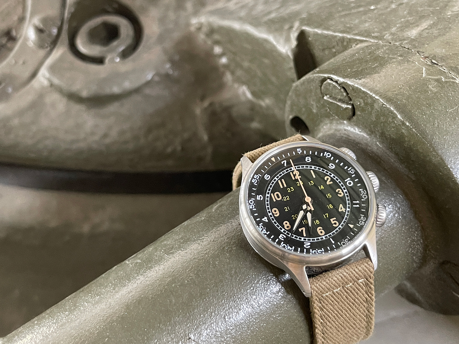 TYPE A-15 ELASPED TIME ミリタリーウォッチ ミリタリーショップ 革