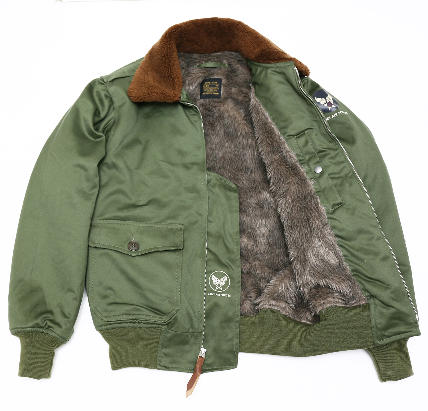 TYPE B-10 ミリタリーショップ 革ジャン 中田商店