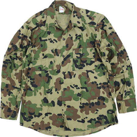 ルーマニア軍 M-93 フレックカモ 迷彩シャツ ミリタリーショップ 革