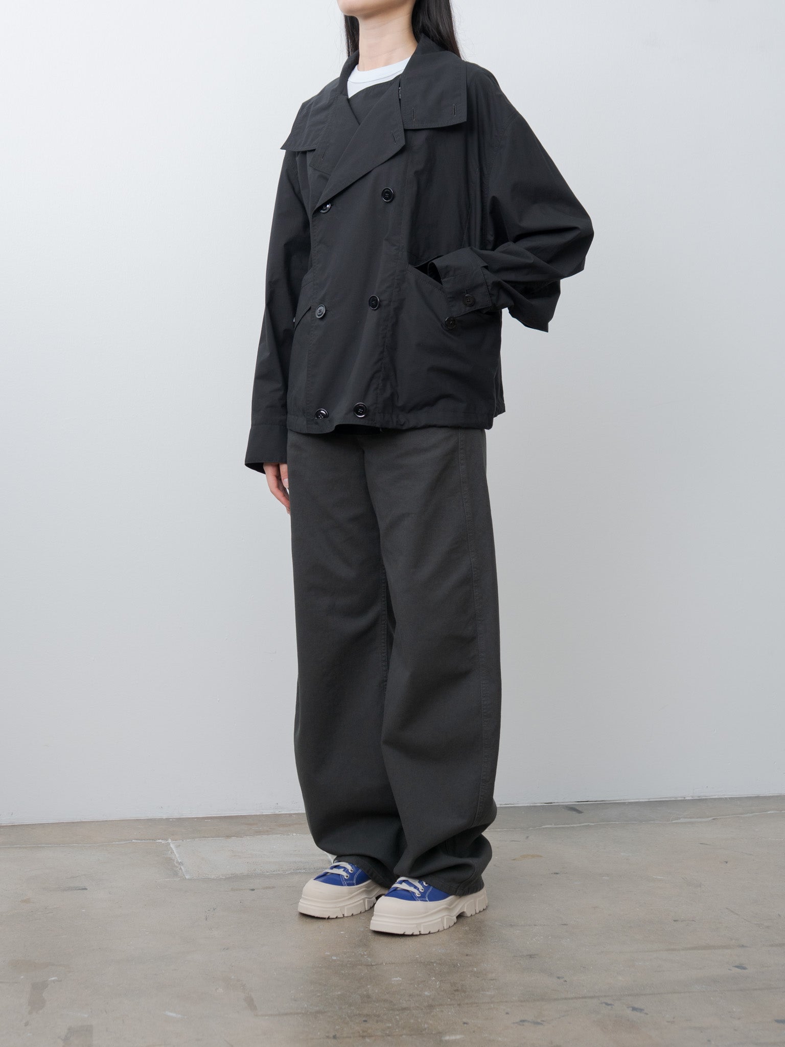 Namu Shop - Lemaire Double Flap Light Blouson - Black